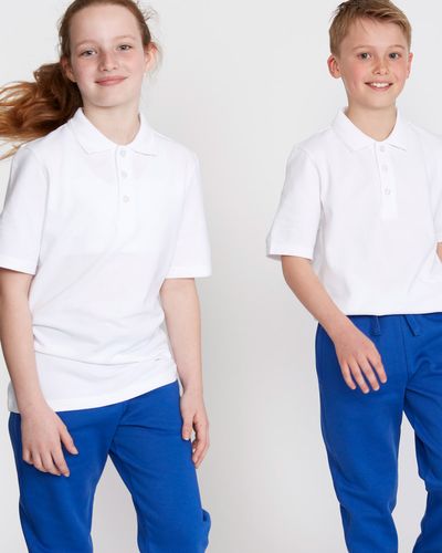 Unisex Pure Organic Cotton Short-Sleeved Polo Shirts - Pack Of 2